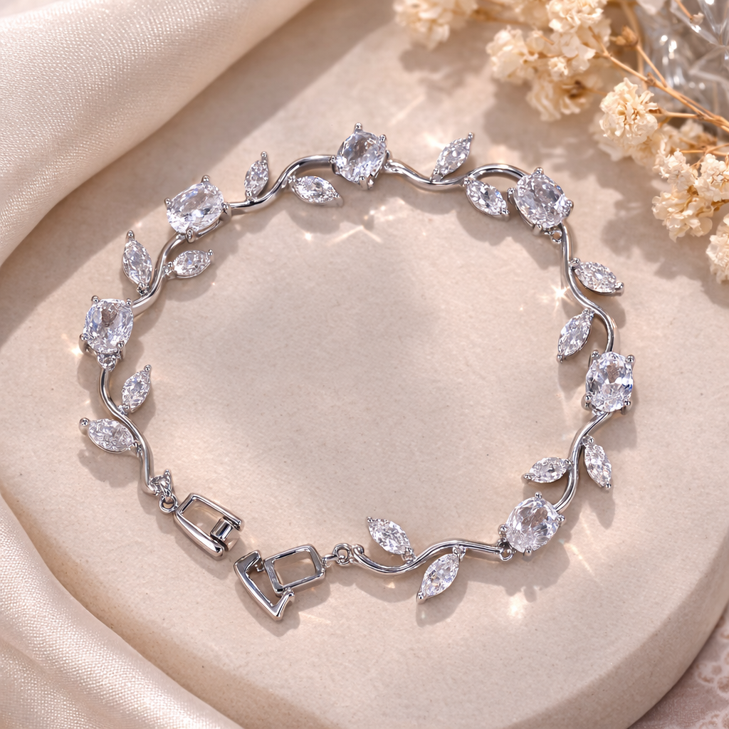 Dreamy Tulip Zircon Bracelet