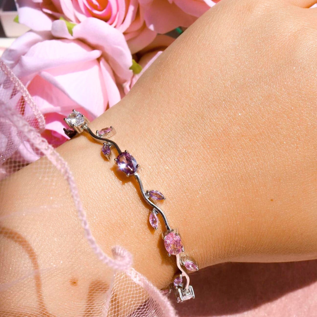 Dreamy Tulip Zircon Bracelet