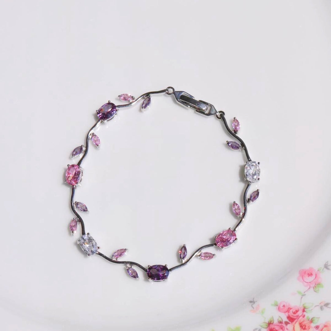 Dreamy Tulip Zircon Bracelet