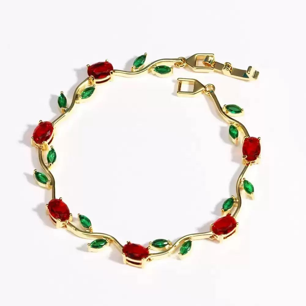 Dreamy Tulip Zircon Bracelet