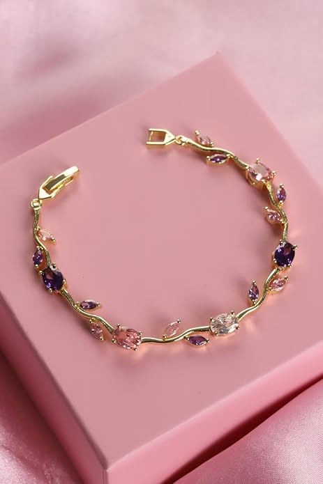 Dreamy Tulip Zircon Bracelet