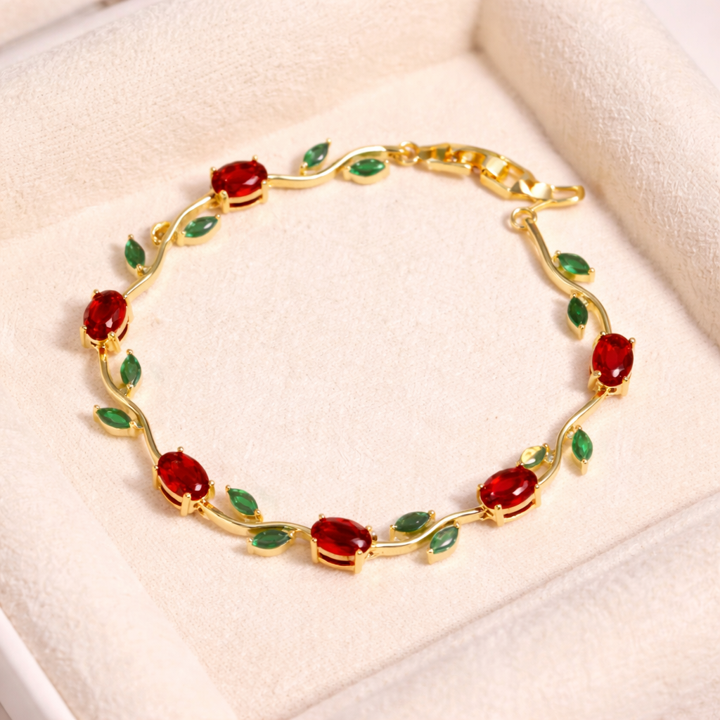 Dreamy Tulip Zircon Bracelet